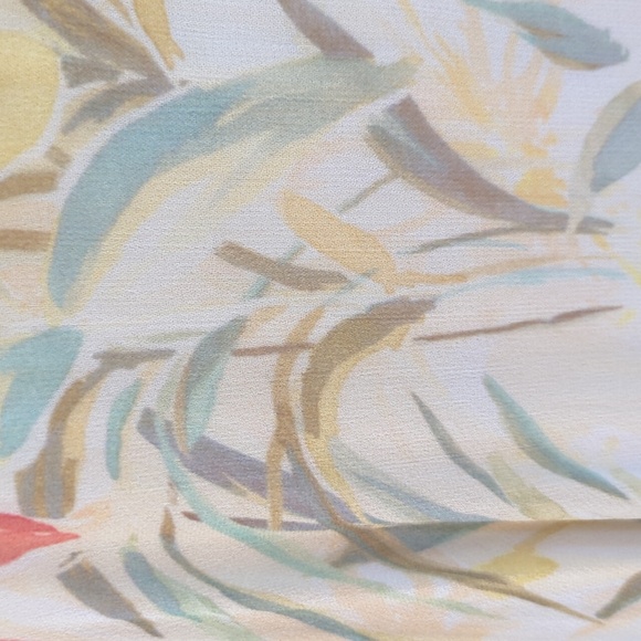 Sundance Natural World Yellow Botanical Maxi Dress 12 - Picture 13 of 16